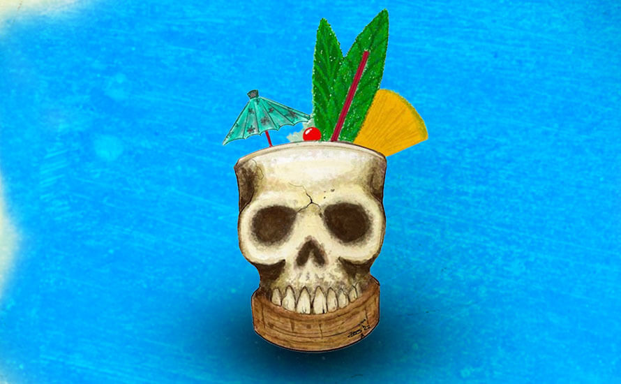 Skull-shaped Cocktail Mug